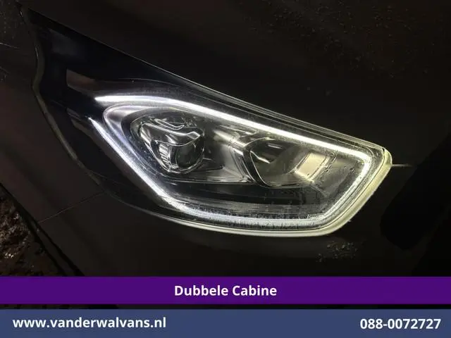 Ford Transit Custom 2.0 TDCI 131pk L2H1 Dubbele Cabine Euro6 Airco | 6-Zits | LED | Cruisecontrol |...