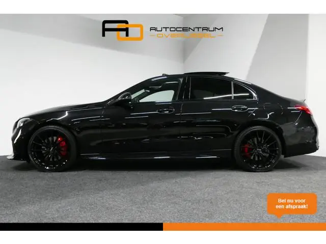 Mercedes-Benz C-klasse 300 e AMG Line / C63s AMG Diffuser / Brabus look Grille / Panoramadak / Elekt...